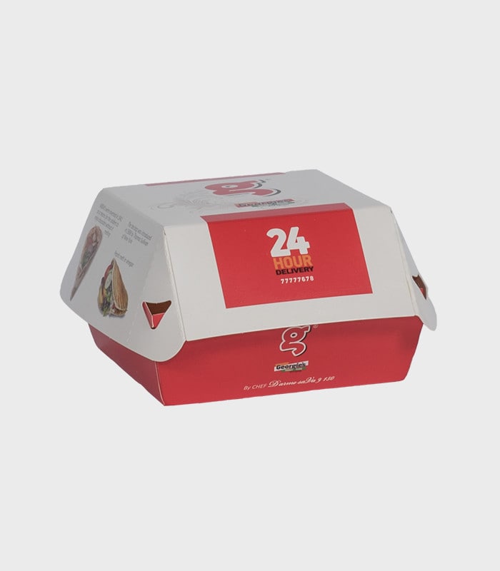 Disposable Packaging Fast Food Box Kraft Paper Burger Box Square Shape  Custom Printed Disposable-Buy paper food container,disposable paper food box,biodegradable  custom paper box on Food Packaging-Hef